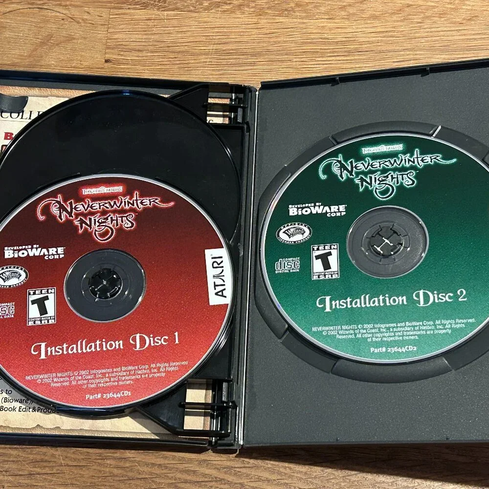 Neverwinter Nights: Collector's Edition (PC, 2002) Soundtrack Artbook, GAME